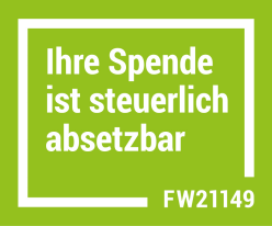 Ihre Spende ist steuerlich absetzbar FW21149